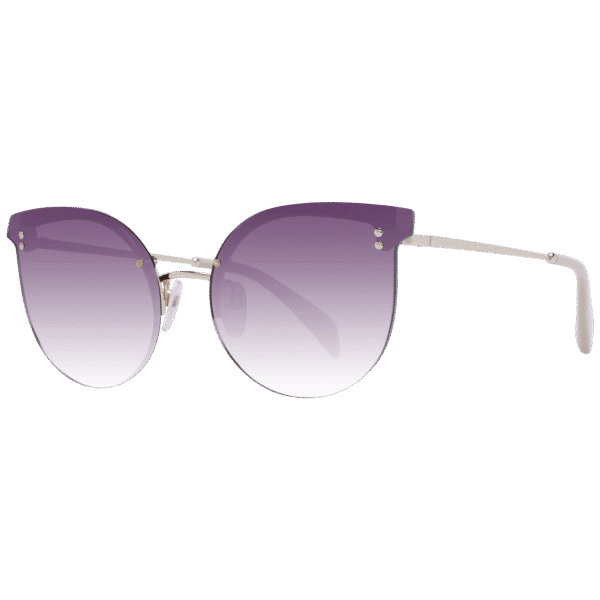 Maje Katzenaugen Sonnenbrille MJ7013 58918 in Gold – 45° Seitenansicht