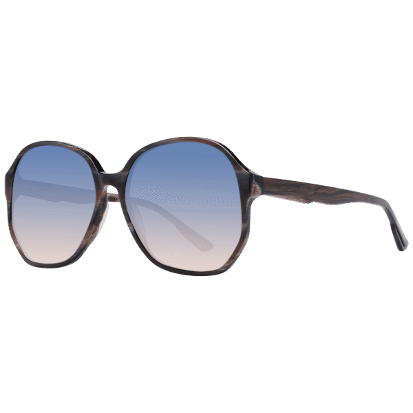 Scotch & Soda Schmetterling Sonnenbrille SS7011 57103 in Braun – 45° Seitenansicht
