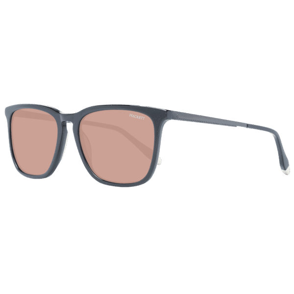 Hackett Quadrat Sonnenbrille HSK1146 541 in Schwarz – 45° Seitenansicht