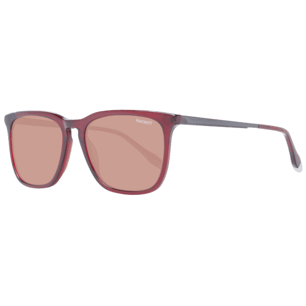 Hackett Quadrat Sonnenbrille HSK1146 54238 in Rot – 45° Seitenansicht