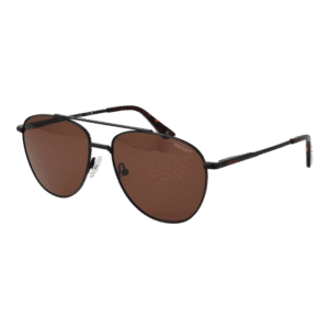 Hackett Pilotenbrille Sonnenbrille HSK1148 56002 in Schwarz – 45° Seitenansicht