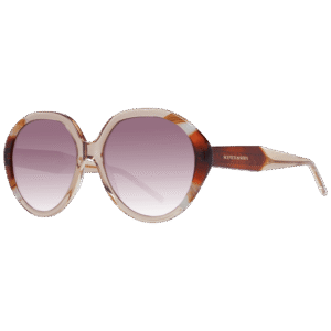 Scotch & Soda Rund Sonnenbrille SS7023 58133 in Braun – 45° Seitenansicht