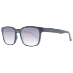 Ted Baker Quadrat Sonnenbrille TB1635 52001 in Schwarz – 45° Seitenansicht
