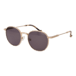Hackett Bespoke Rund Sonnenbrille HSB926 52407 in Gold – 45° Seitenansicht
