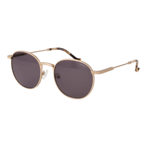 Hackett Bespoke Rund Sonnenbrille HSB926 52407 in Gold – 45° Seitenansicht