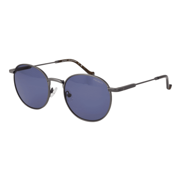 Hackett Bespoke Rund Sonnenbrille HSB926 52901 in Gunmetal – 45° Seitenansicht