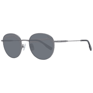 Hackett Rund Sonnenbrille HSK1151 51941 in Grau – 45° Seitenansicht