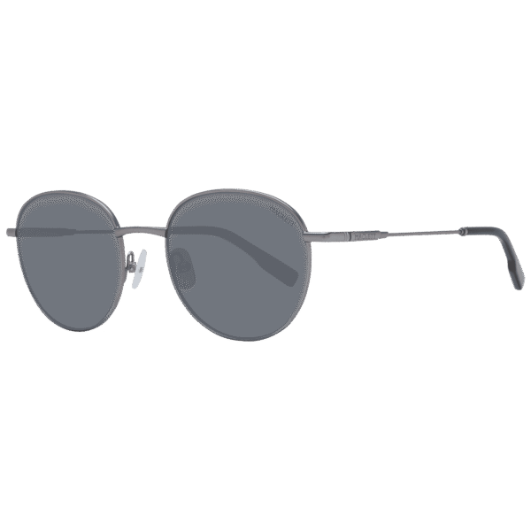 Hackett Rund Sonnenbrille HSK1151 51941 in Grau – 45° Seitenansicht