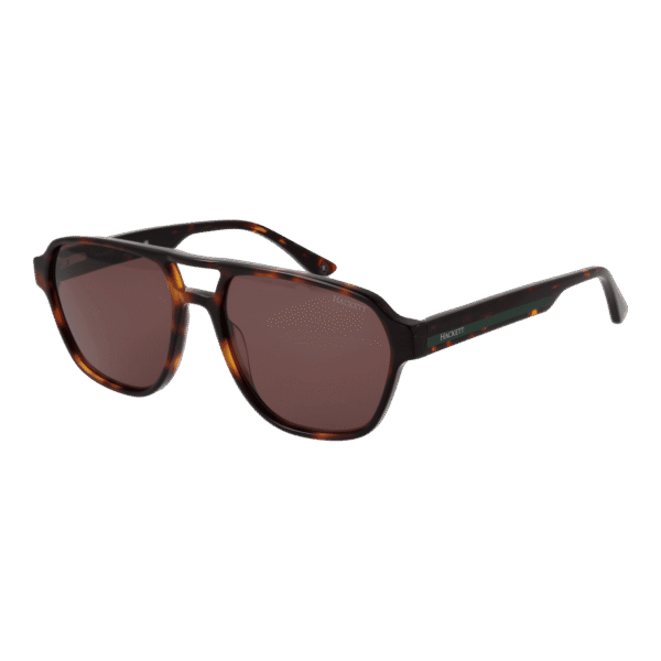 Hackett Pilotenbrille Sonnenbrille HSK3345 55107 in Braun – 45° Seitenansicht