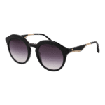 Maje Rund Sonnenbrille MJ5037 51001 in Schwarz – 45° Seitenansicht
