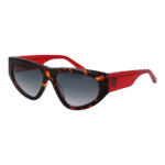 Pepe Jeans Geometric Sonnenbrille PJ7403 56101 in Braun – 45° Seitenansicht