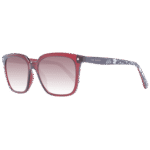Ted Baker Quadrat Sonnenbrille TB1676 53249 in Rot – 45° Seitenansicht