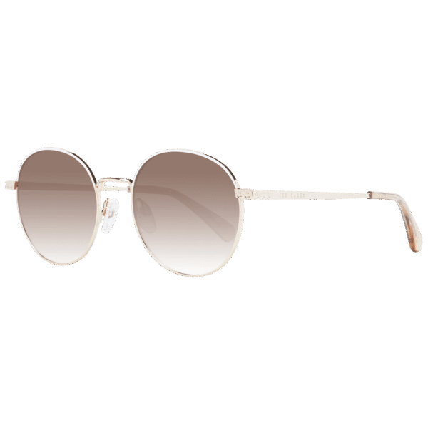 Ted Baker Panto Sonnenbrille TB1679 49449 in Gold – 45° Seitenansicht