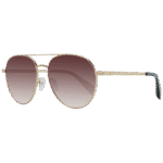 Ted Baker Pilotenbrille Sonnenbrille TB1682 57407 in Gold – 45° Seitenansicht
