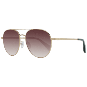 Ted Baker Pilotenbrille Sonnenbrille TB1682 57407 in Gold – 45° Seitenansicht