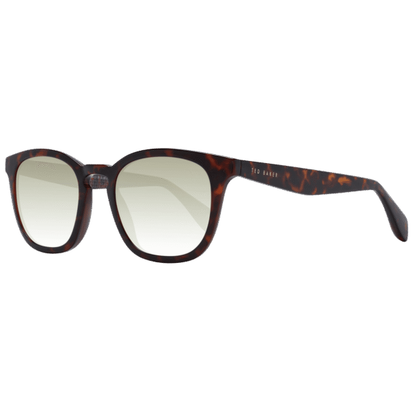 Ted Baker Sonnenbrille TB1683 50110 – 45° Seitenansicht Ted Baker Quadrat Sonnenbrille TB1683 50110 in Braun – 45° Seitenansicht