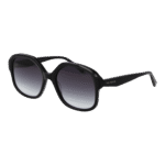 Ted Baker Quadrat Sonnenbrille TB1685 55001 in Schwarz – 45° Seitenansicht