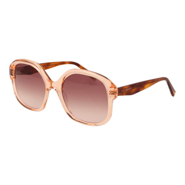 Ted Baker Quadtrat Sonnenbrille TB1685 55271 in Rosa – 45° Seitenansicht