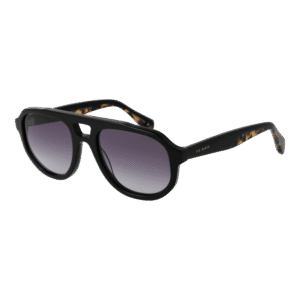 Ted Baker Pilotenbrille Sonnenbrille TB1692 53001 in Schwarz – 45° Seitenansicht