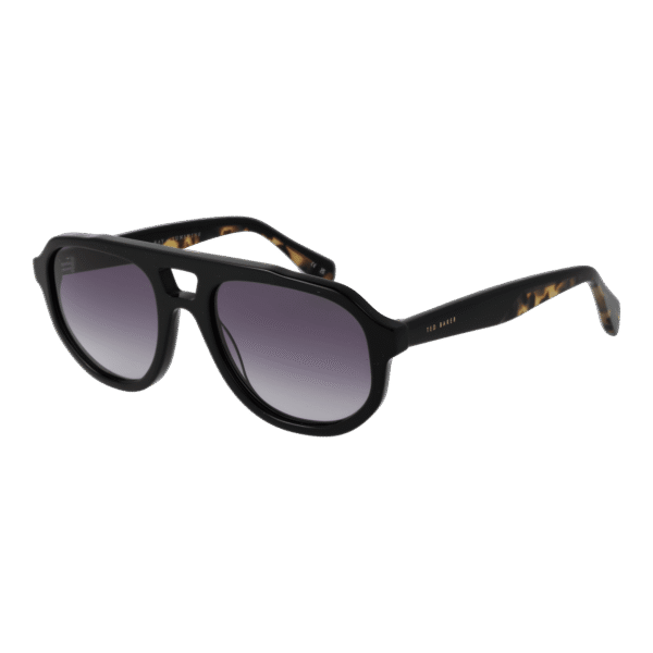 Ted Baker Sonnenbrille TB1692 53001 – 45° Seitenansicht Ted Baker Pilotenbrille Sonnenbrille TB1692 53001 in Schwarz – 45° Seitenansicht