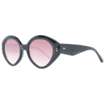 Ted Baker Katzenaugen Sonnenbrille TB1698 51001 in Schwarz – 45° Seitenansicht