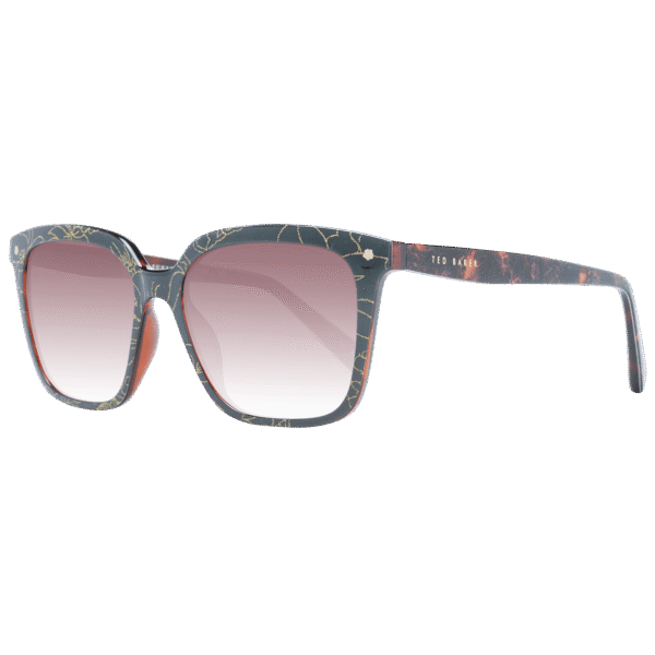 Ted Baker Quadrat Sonnenbrille TB1676 53149 in Mehrfarbig – 45° Seitenansicht