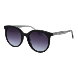 Pepe Jeans Rund Sonnenbrille PJ7436 53009 in Schwarz – 45° Seitenansicht
