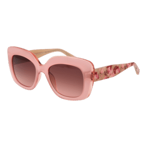 Ted Baker Schmetterling Sonnenbrille TB1675 51137 in Rosa – 45° Seitenansicht