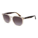 Ted Baker Rund Sonnenbrille TB1655 52901 in Grau – 45° Seitenansicht