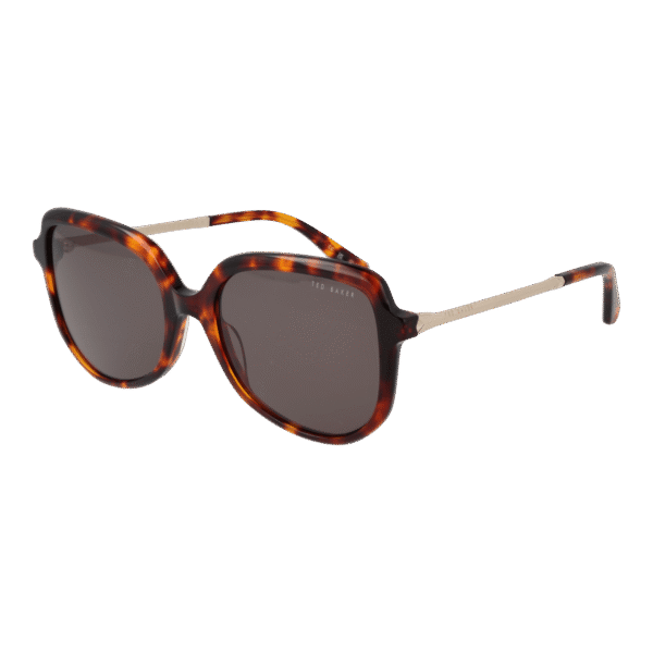 Ted Baker Geometric Sonnenbrille TB1717 54188 in Braun – 45° Seitenansicht