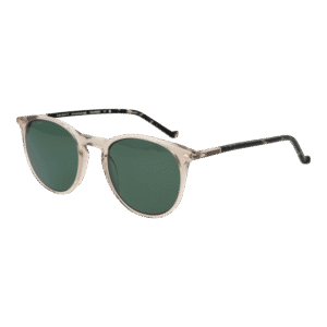 Hackett Savile Row Rund Sonnenbrille HSB929 49906P in Transparent – 45° Seitenansicht