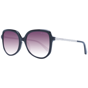 Ted Baker Schmetterling Sonnenbrille TB1717 54001 in Schwarz – 45° Seitenansicht