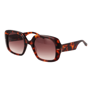 Ted Baker Quadrat Sonnenbrille TB1730 53100 in Braun – 45° Seitenansicht