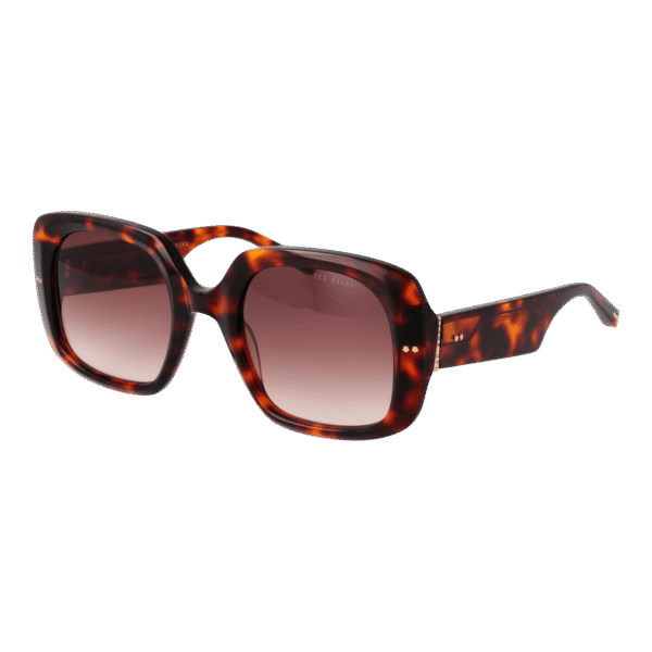 Ted Baker Sonnenbrille TB1730 53100 – 45° Seitenansicht Ted Baker Quadrat Sonnenbrille TB1730 53100 in Braun – 45° Seitenansicht