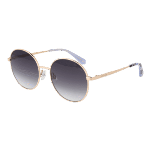 Ted Baker Rund Sonnenbrille TB1744 54421 in Gold – 45° Seitenansicht