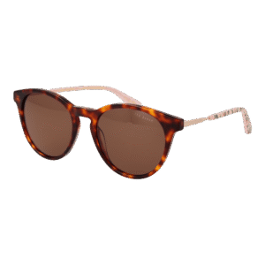 Ted Baker Rund Sonnenbrille TB1746 51100 in Braun – 45° Seitenansicht