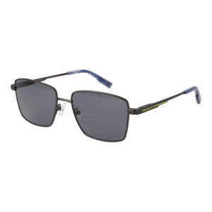 Hackett Rechteck Sonnenbrille HSK1154 56917 in Grau – 45° Seitenansicht