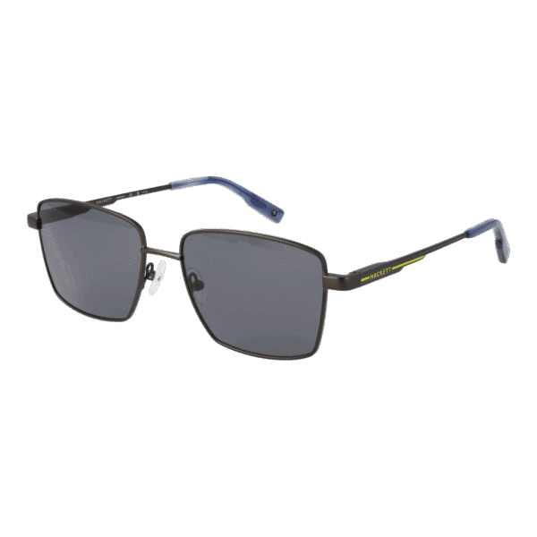 Hackett Rechteck Sonnenbrille HSK1154 56917 in Grau – 45° Seitenansicht