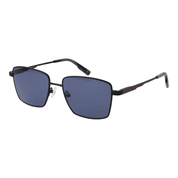 Hackett Rechteck Sonnenbrille HSK1154 56001 in Schwarz – 45° Seitenansicht