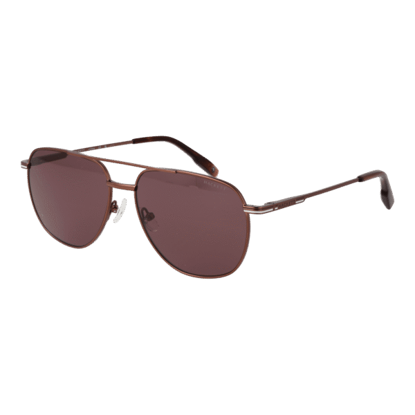 Hackett Pilotenbrille Sonnenbrille HSK1152 57100 in Braun – 45° Seitenansicht
