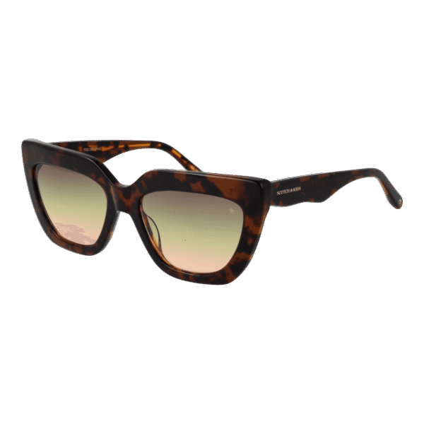 Scotch & Soda Katzenaugen Sonnenbrille SS7036 55113 in Mehrfarbig – 45° Seitenansicht