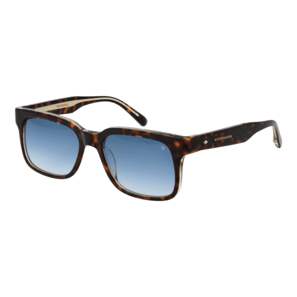 Scotch & Soda Quadrat Sonnenbrille SS8017 54102 in Braun – 45° Seitenansicht