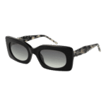 Scotch & Soda Rechteck Sonnenbrille SS7041 52001 in Schwarz – 45° Seitenansicht