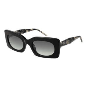 Scotch & Soda Rechteck Sonnenbrille SS7041 52001 in Schwarz – 45° Seitenansicht