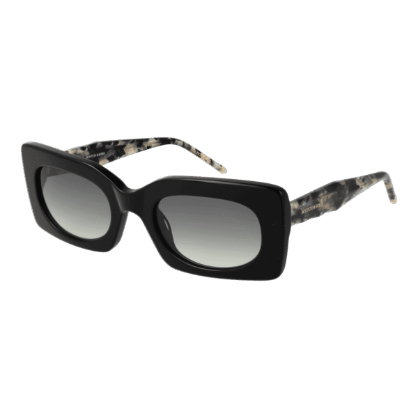 Scotch & Soda Rechteck Sonnenbrille SS7041 52001 in Schwarz – 45° Seitenansicht