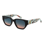 Pepe Jeans Katzenaugen Sonnenbrille PJ7411 52090 in Schwarz – 45° Seitenansicht