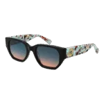 Pepe Jeans Katzenaugen Sonnenbrille PJ7411 52090 in Schwarz – 45° Seitenansicht