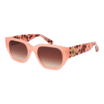 Pepe Jeans Oval Sonnenbrille PJ7411 52356 in Rosa – 45° Seitenansicht