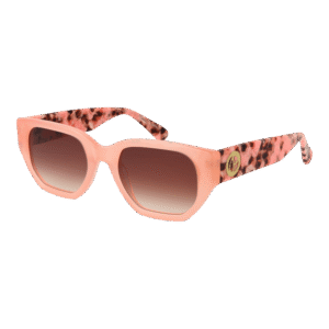 Pepe Jeans Oval Sonnenbrille PJ7411 52356 in Rosa – 45° Seitenansicht