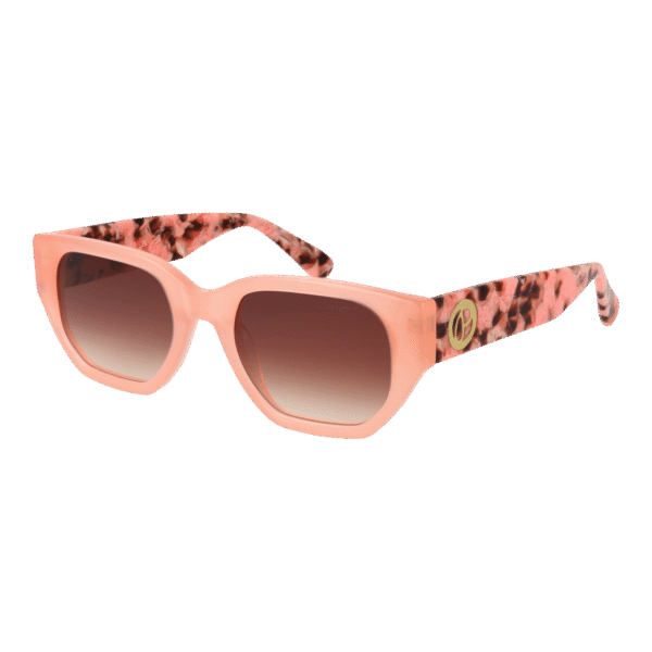 Pepe Jeans Oval Sonnenbrille PJ7411 52356 in Rosa – 45° Seitenansicht